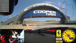Ferrari FXX K EVO (ONBOARD) \/ Laguna Seca Raceway ...(credit of video bellow)