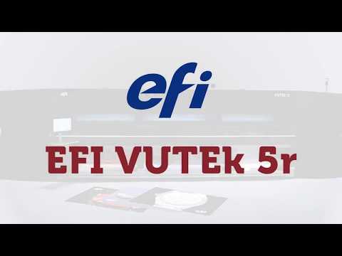 EFI VUTEk 5r Superwide Roll-to-Roll Printer Overview