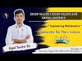 EIGEN VALUES || EIGEN VALUES AND MODAL MATRIX P || BY GB SIR 📚📖