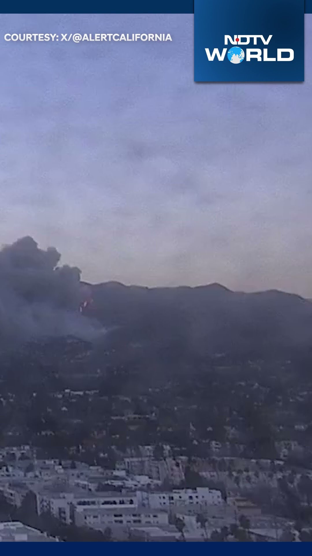 Palisades Fire Los Angeles | Timelapse Captures Rapid Spread of Pacific Palisades Fire