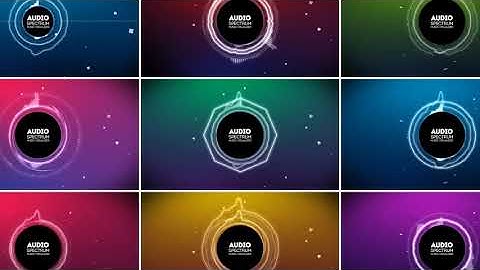 Audio React Spectrum Music Visualizer | After Effects Template
