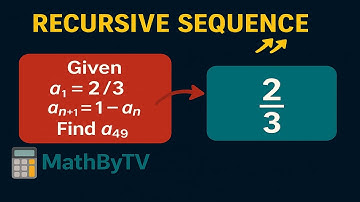 Recursieve reeksen uitgelegd — Vind a₄₉ uit a₁ = 2/3