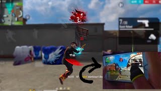 Freestyle Tutorial On Mobile Hand cam📲🖤iPhone 6s freefire