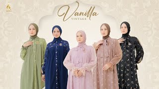 Baju Gamis Terbaru Vanilla Dress Series by Hawa