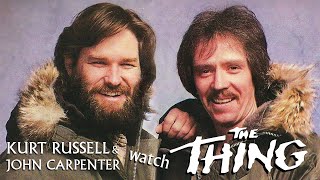 Kurt Russell and John Carpenter laugh their asses off watching The Thing