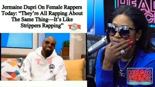 How does Trina Respond To Jermaine Dupri's Comments About Female Rappers "It's Like Strippers..."