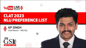 CLAT 2023 NLU Preference List I Preference List  Filling Video