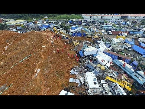 Çin'de Meydana Gelen Heyelanla Ilgili 12 Kişi Gözaltına Alındı