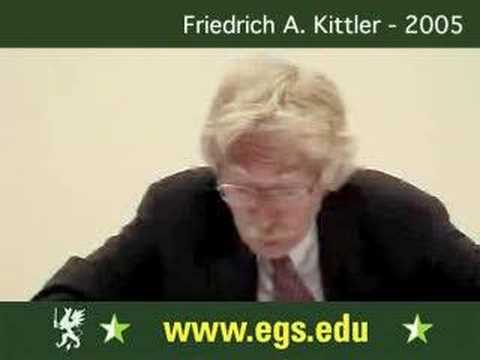 Friedrich A. Kittler. The Relation of Art and Tech...