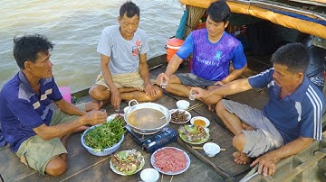 Cá Lóc Hấp Bầu, Thịt Bò Nhúng Lẩu Mắm Ruốc "Lai Rai" trên Đồng Nước Nổi Miền Tây 2025 | Nét Quê #640