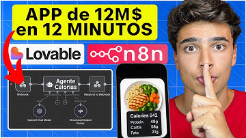 How I Built a $12,000,000 AI App in 12 Minutes with No Code (n8n + Lovable)