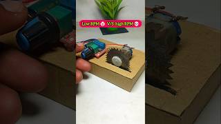 Cutter machine rpm testing #rpm #cutter #experiment #tech #dcmotor #shorts