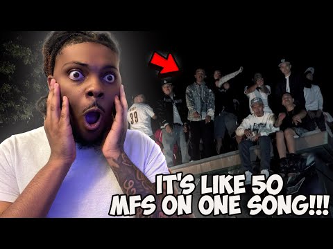 IT"S LIKE 50 MFS ON ONE SONG!!! TOPRANKGANG - ALL GREY FREESTYLE OFFICIAL VIDEO (REACTION)