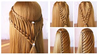 Easy Braid Hairstyles for Summer Season ❤️ Simple Hairstyles for Everyday by Coiffures Simples 2,260 views 1 month ago 8 minutes, 2 seconds