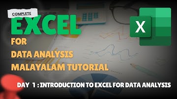 Excel Malayalam Tutorial Day 1 | Introduction to Excel for Data Analysis