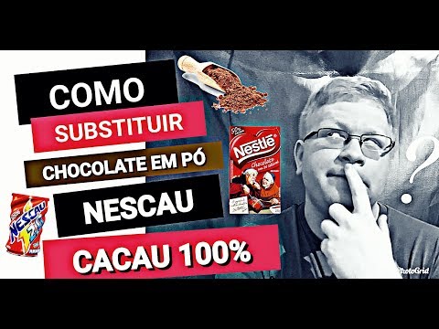 #7 COMO SUBSTITUIR CHOCOLATE EM PÓ X NESCAU X CACAU part. COMPREI CACAU E OLHA NO QUE DEU