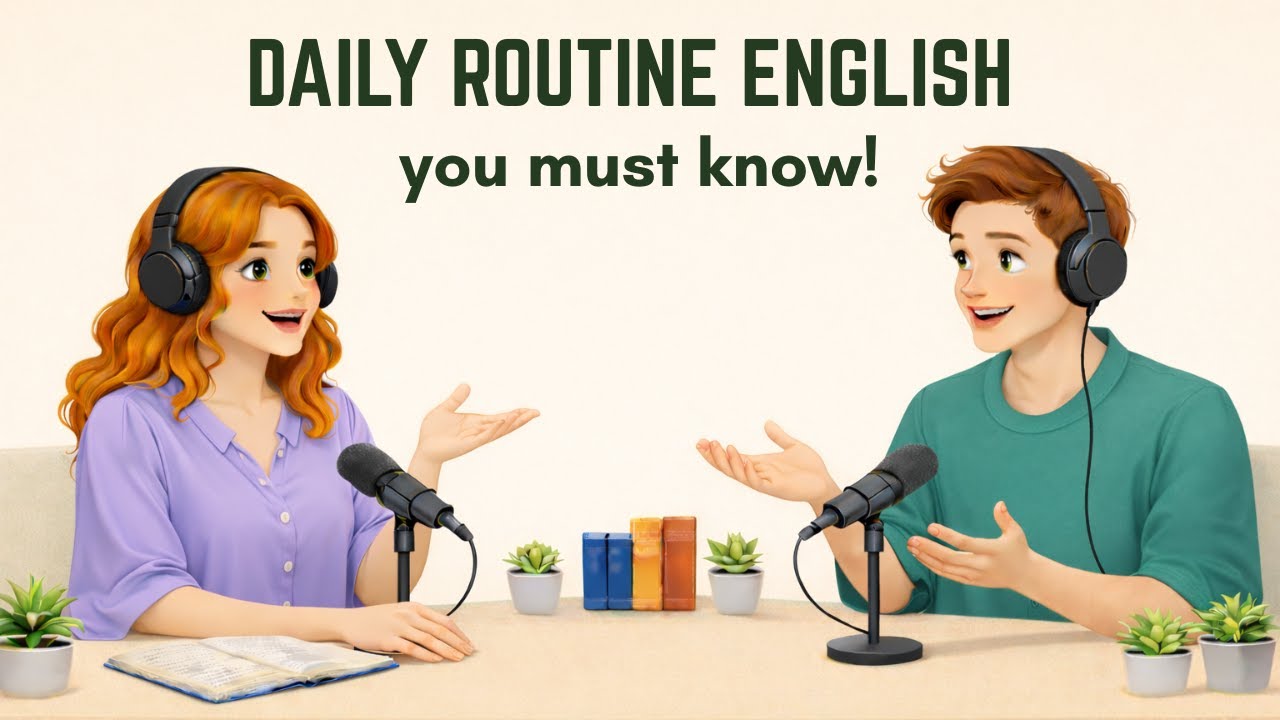 English Podcast To Learn English | Talking About Daily Routine in English | Learn English Fast