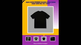 Japan Limited MEMORIES Katsuhiro Otomo Cannon Fodder GEEKS RULE 2XL T-Shirts