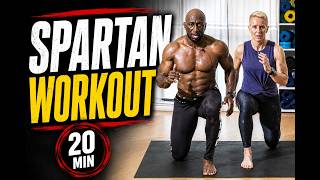20 Minute Bodyweight Workout for Men Over 40 | No Equipment Spartan Workout
