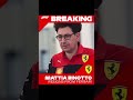 F1 Breaking Mattia binotto resigns from Ferrari