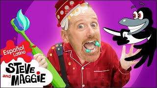 Despertar Historia Para Niños | La rutina de la mañana con Steve and Maggie Español Latino