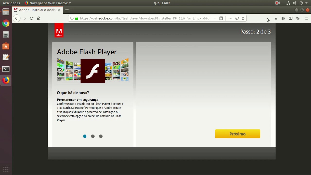 COMO INSTALAR O ADOBE FLASH PLAYER NO FIREFOX SNAP YouTube