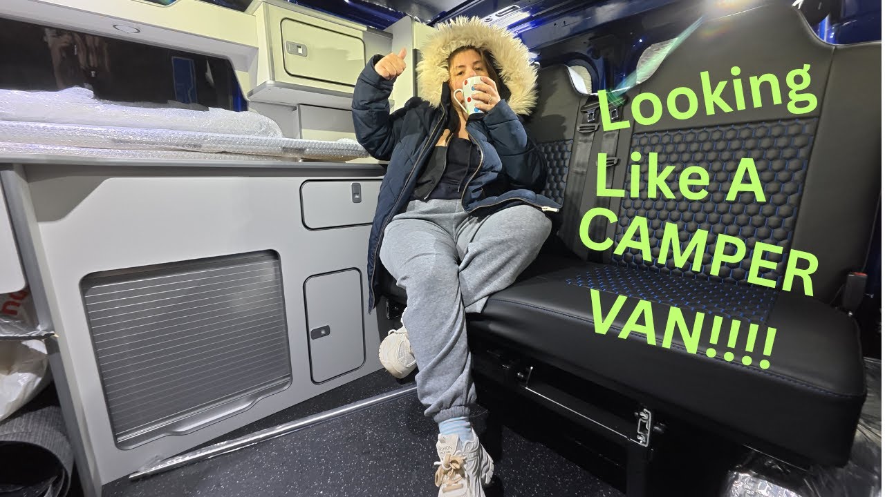 Ford Transit Custom Camper - Picking up our Furniture and Rock and Roll Bed