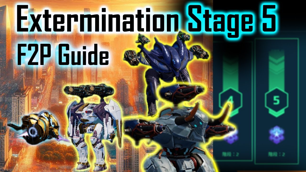 F2P Complete War Robots Extermination Stage 5 with Seraph Ochokochi ...