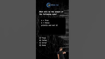 Python MCQ: Combining AND and NOT #python #pythonMCQ #pythoncoding #coder