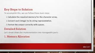 How to Convert int Array to char Array in C