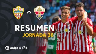 Resumen de UD Almería vs Elche CF (5-3)