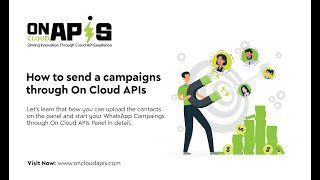 How to send campaigns from On Cloud APIs Panel | WhatsApp business api #api #whatsapp