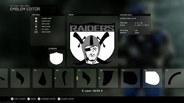 Emblem  Editor  Logo raiders Call of Duty®: Infinite Warfare
