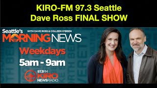 KIRO-FM 97.3 Seattle - Dave Ross FINAL SHOW - Final Hour - December 19 2024 - Radio Aircheck