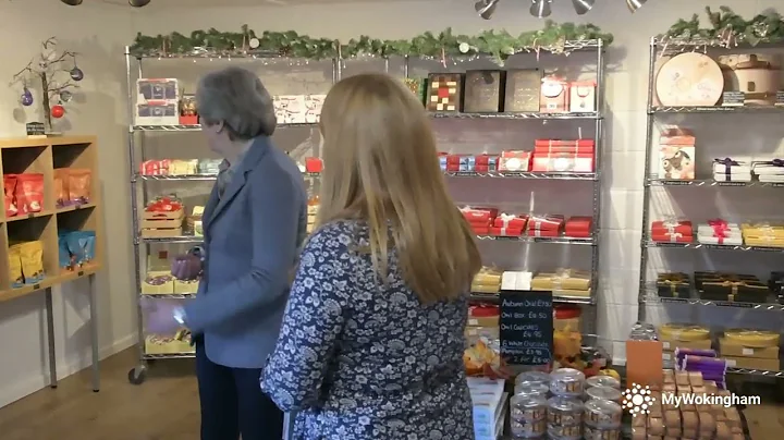 Former Prime Minister Theresa May Opens Chocolate ...