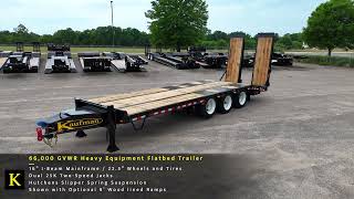 Kaufman Air Brake Pintle 66,000 GVWR - 30’ Flatbed Trailer | Fly Around