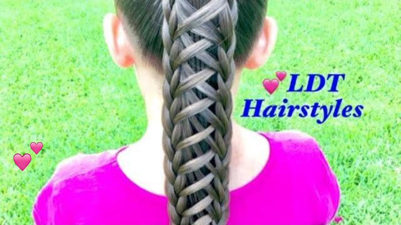 Weave Through Ponytail Youtube
