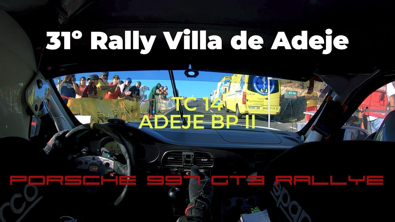 31 Rally Villa de Adeje 22 - TC14 Adeje BP II - Raúl Carro & Miguel Reverón - Porsche 997 Rally 2010