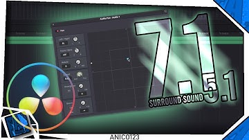 How to set up SURROUND SOUND 7.1 | 5.1 in DaVinci Resolve 16 Studio, with Virtual Emulation Test