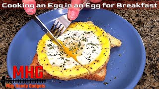 Cooking an Egg in an Egg for Breakfast