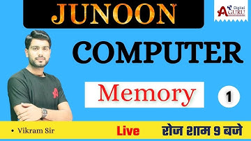 Computer Memory Part - 1 For Rajasthan Police 2022-23 By Vikram Swami Sir Junoon Batch