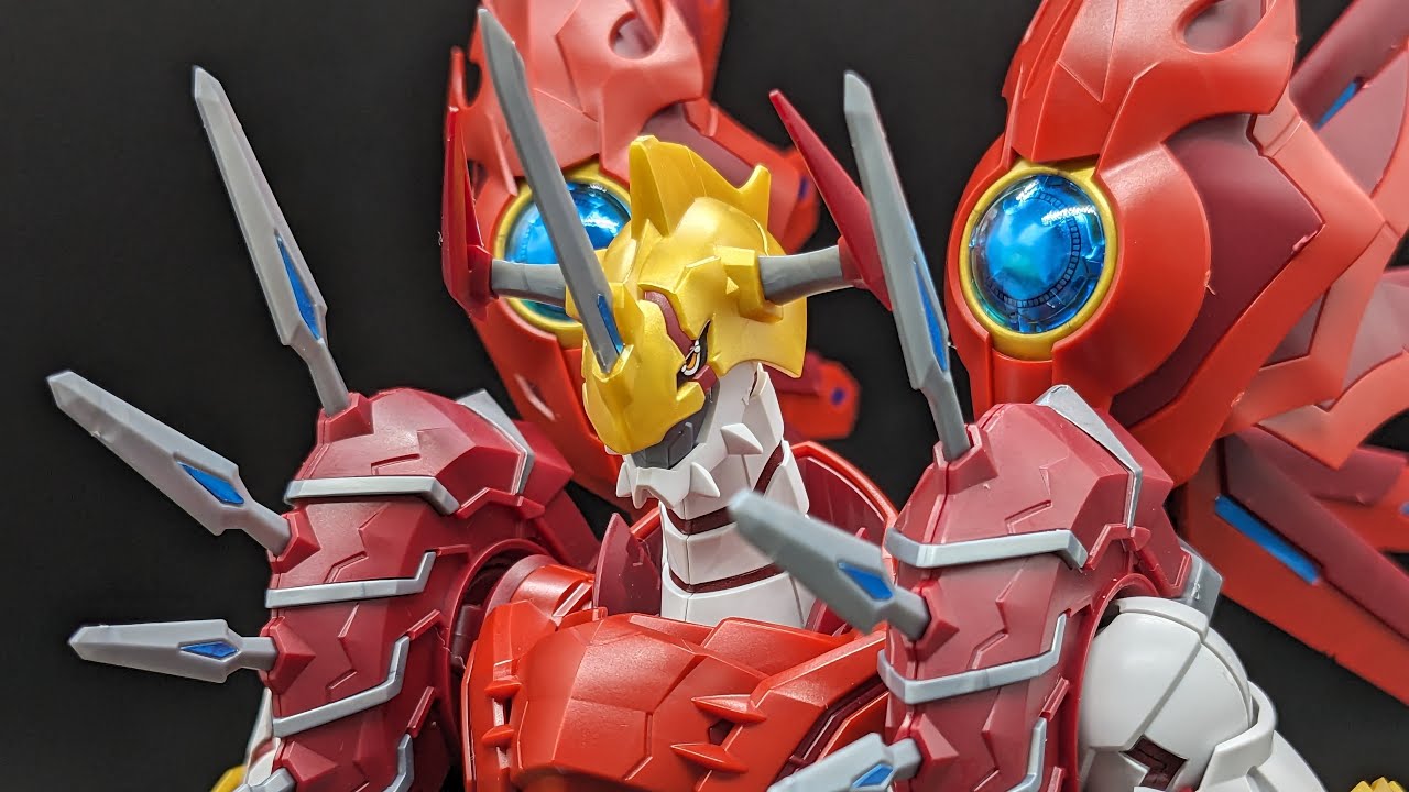 新品・未使用品　シャイングレイモン　プラモデル レビュー】Figure-rise Standard Amplified シャイングレイモンを作り