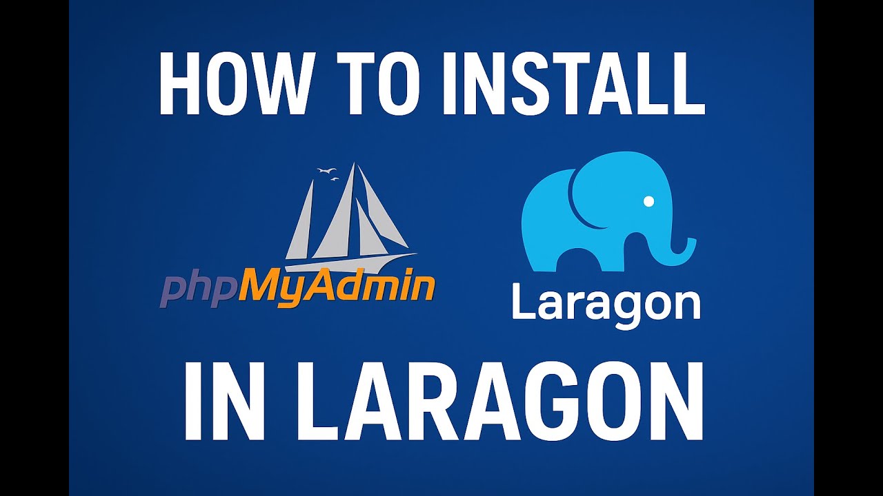 How to install phpmyadmin in Laragon by the code mentor. - YouTube
