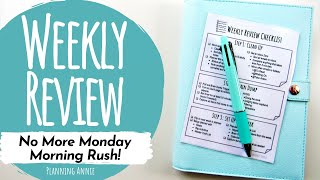 Weekly Review Process