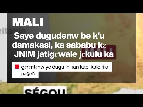 Mali Ségou Mara La Saye Duguden Bɛ JNIM Jatigɛwale Jɛkulu Ka Gɛrɛntɛnw Kɔnɔ RFI