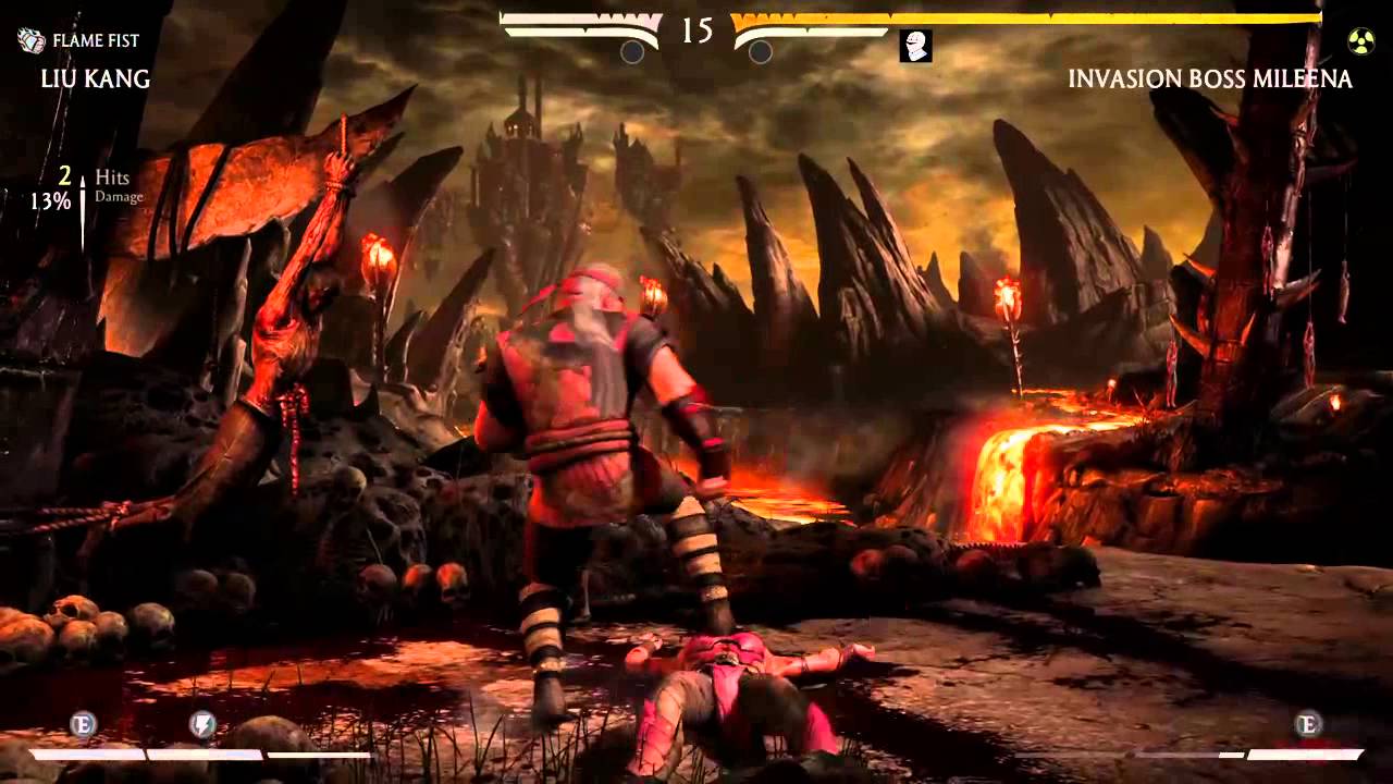 Mortal Kombat X - Easy way to beat (last 30 seconds) Invasion Boss Mileena (read description)