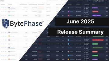 June 2025 Release Summary | Repair Shop Management Software Feature Updates | BytePhase Update