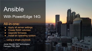 Ansible with PowerEdge 14G: All in one configuration with Ansible - inlcuding the OS install