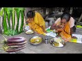 Santali tribe mother &amp; daughter cooking &amp; eating ban fish recipe | rural village life