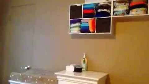 Our updated Cloth diaper storage